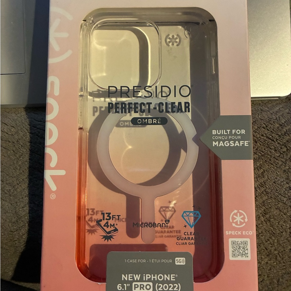 Speck Presidio Perfect Clear Ombre Case for iPhone 6.1" Pro (2022)